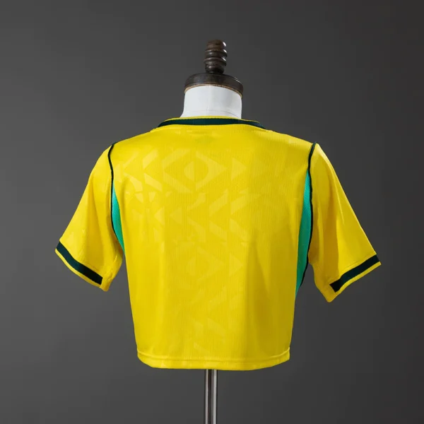 Cropped Brasil Home Amarela Com Manga Feminina Copa do Mundo 2026 Nike - Imagem 2