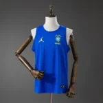 Regata Seleção Brasil Academia Copa Do Mundo 2026 Azul Jordan