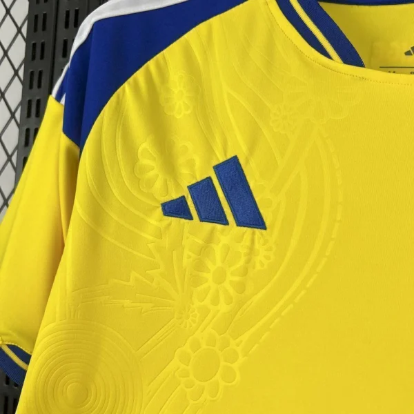 Camisa Seleção Suécia Home Versão Torcedor Copa Do Mundo 2026 Amarela Adidas - Imagem 4
