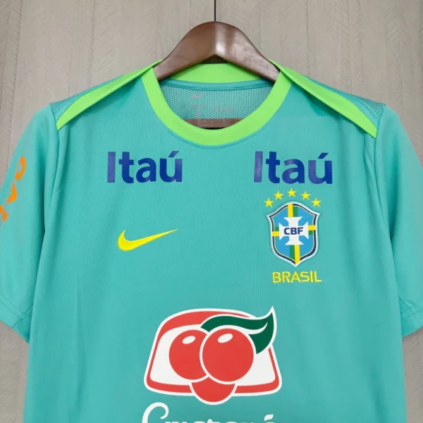Camisa Seleção Brasil Treino Versão Torcedor Copa Do Mundo 2026 Azul Nike - Imagem 2