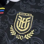 Camisa Seleção Equador Goleiro Versão Torcedor Copa Do Mundo 2026 Preta Marathon - Imagem 4