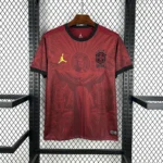 Camisa Brasil Seleção Brasileira Concept Cristo Torcedor Jordan Vermelha Nike