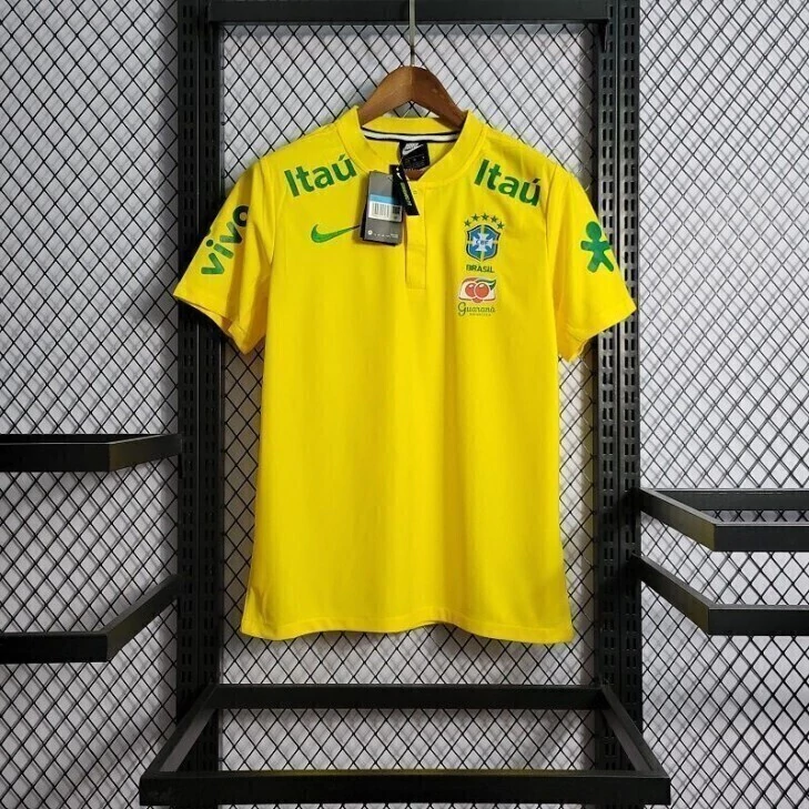 Camisa Seleção Brasil Pré-Jogo Versão Torcedor 2023 Amerela Nike
