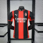 Camisa Milan Home Versão Jogador 2026/27 Preta Puma