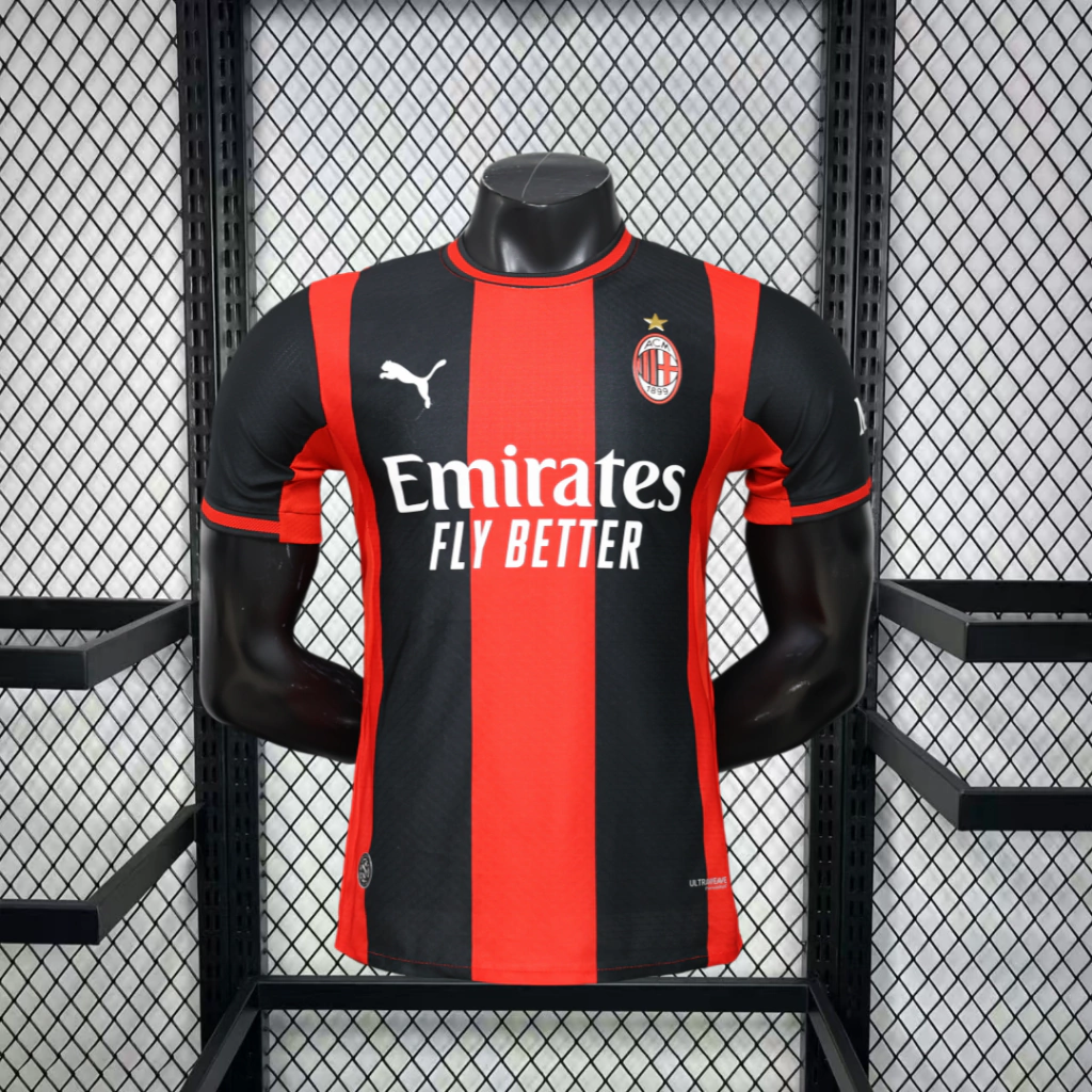 2026032319490932-751381eb6ecdf5bf2b17743618397622-1024-1024 Camisa Milan Home Versão Jogador 2026/27 Preta Puma - Imagem 1