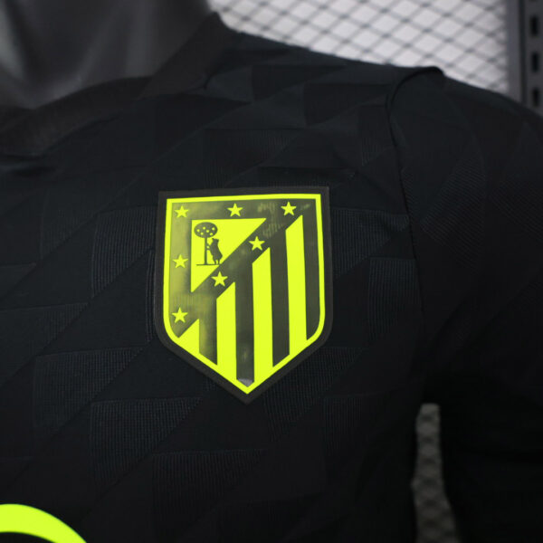 Camisa Atlético Madrid Away Versão Jogador 2026/27 Preta Nike - Imagem 4