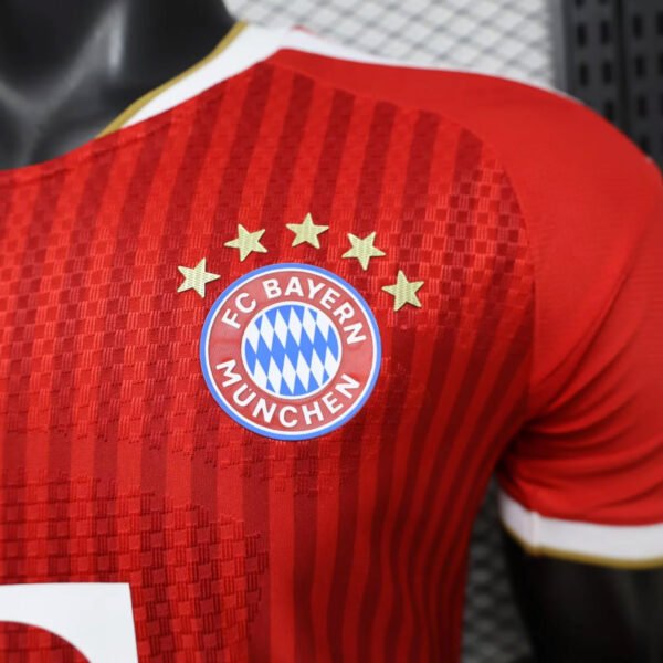 Camisa Bayern Muniche Home Versão Jogador 2026/27 Vermelha Adidas - Imagem 4