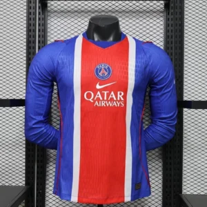 Camisa PSG Paris Saint-Germain Home Versão Jogador Manga Longa 2026/27 Azul Nike