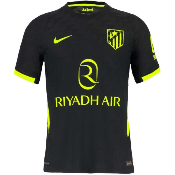 Camisa Atlético Madrid Away Versão Jogador 2026/27 Preta Nike - Imagem 15