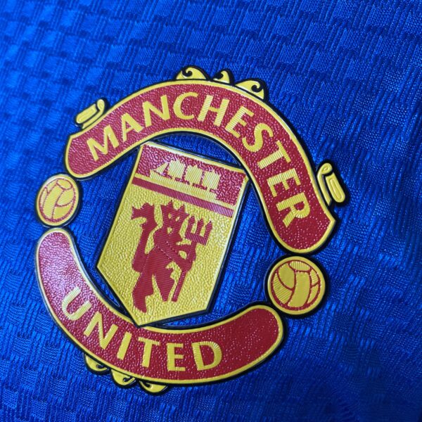 Camisa Manchester United Away Versão Jogador 2026/27 Azul Adidas - Imagem 3