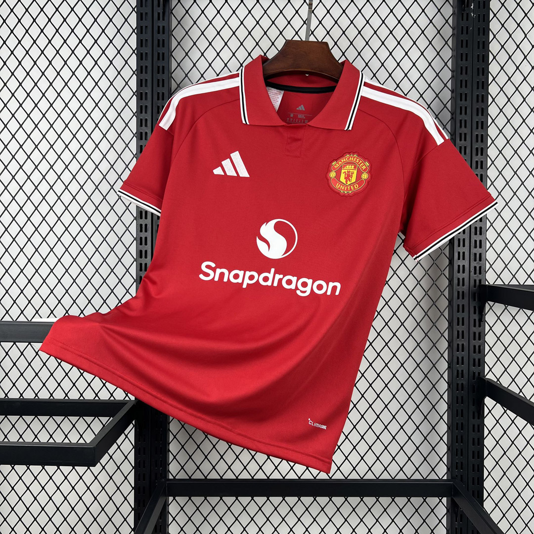 Camisa Manchester United Home Versão Torcedor 2026/27 Vermelha Adidas