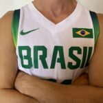 Camiseta Regata Basquete Brasil Olimpíadas Caboclo 51 2024 Paris Branca 2024-2025 Nike - Imagem 3