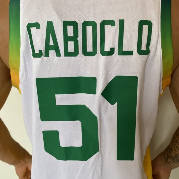 Camiseta Regata Basquete Brasil Olimpíadas Caboclo 51 2024 Paris Branca 2024-2025 Nike - Imagem 10