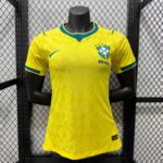 Camisa Brasil Seleção Brasileira Home Jogador Feminina Copa do Mundo 2026 Amarela Nike