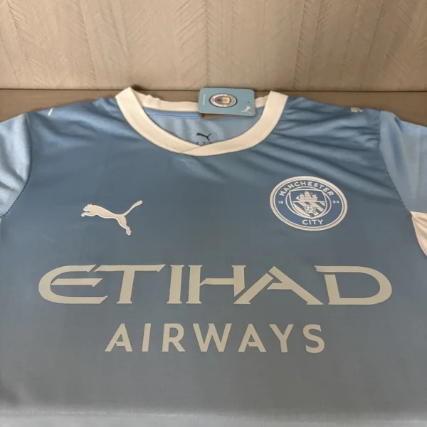 Camisa Manchester City Home Versão Jogador 2026/27 Azul Puma - Imagem 12