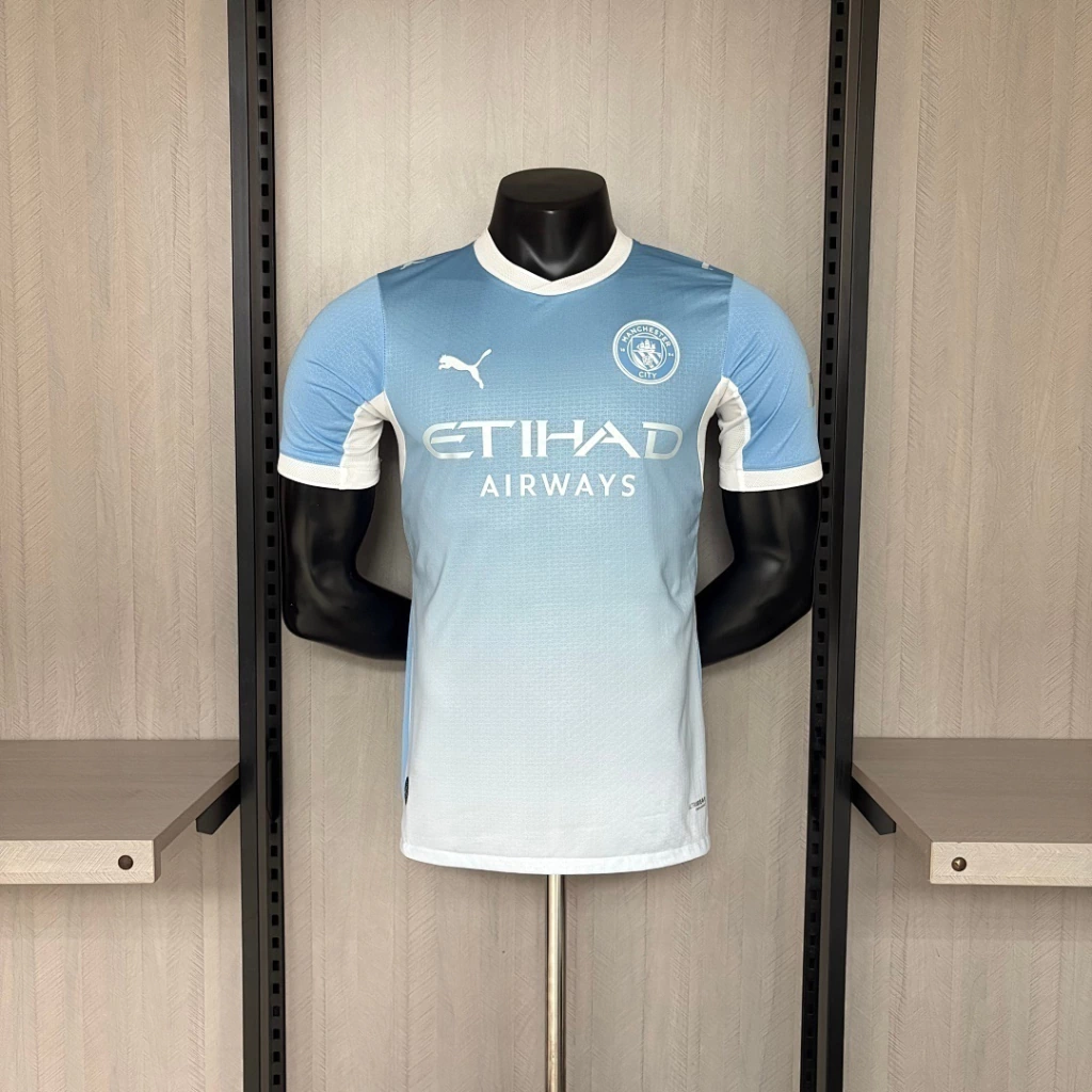 Camisa Manchester City Home Versão Jogador 2026/27 Azul Puma