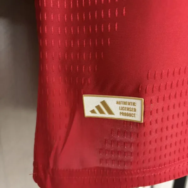Camisa Arsenal Home Versão Jogador 2026/27 Vermelha Adidas - Imagem 7