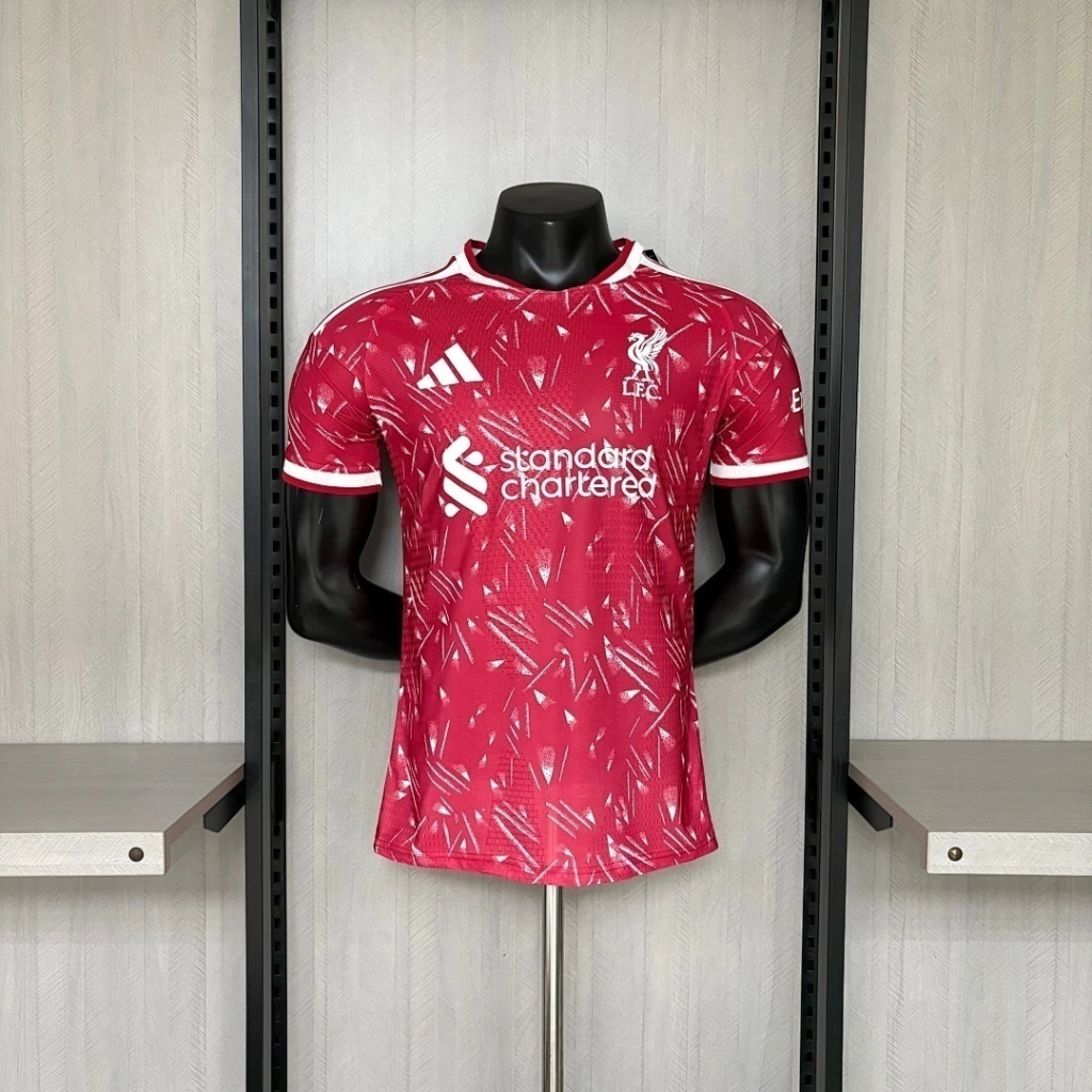 Camisa Liverpool Home Versão Jogador 2026/27 Vermelha Adidas