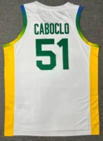 Camiseta Regata Basquete Brasil Olimpíadas Gui Santos 11 2024 Paris Branca 2024-2025 Nike - Imagem 10