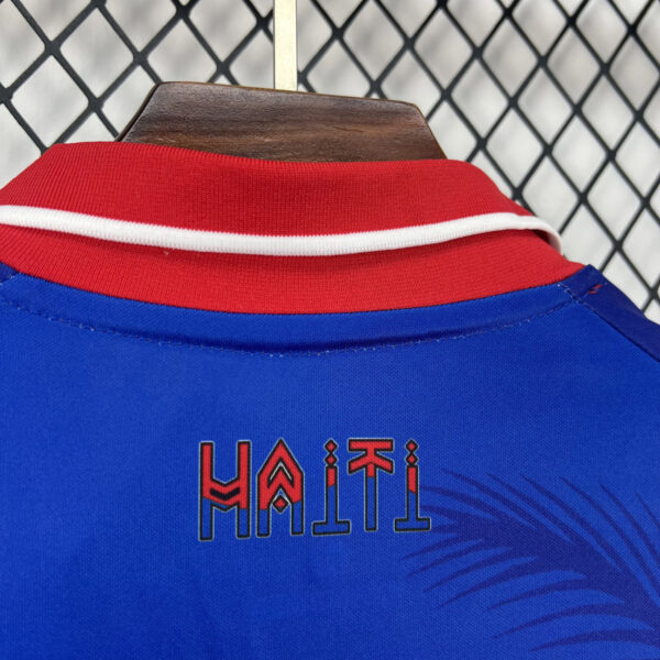 Camisa Seleção Haiti Home Versão Torcedor Copa Do Mundo 2026 Saeta - Imagem 7