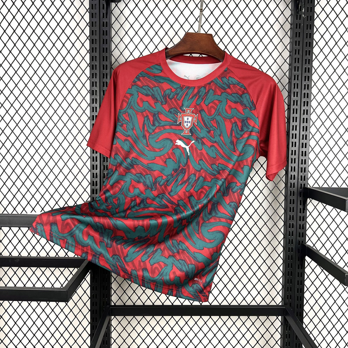 Camisa Seleção Portugal Pré-Jogo Versão Torcedor Copa Do Mundo 2026 Puma