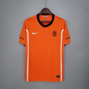 Camisa Retrô Clássica Seleção Holanda Home 2010 Laranja Nike