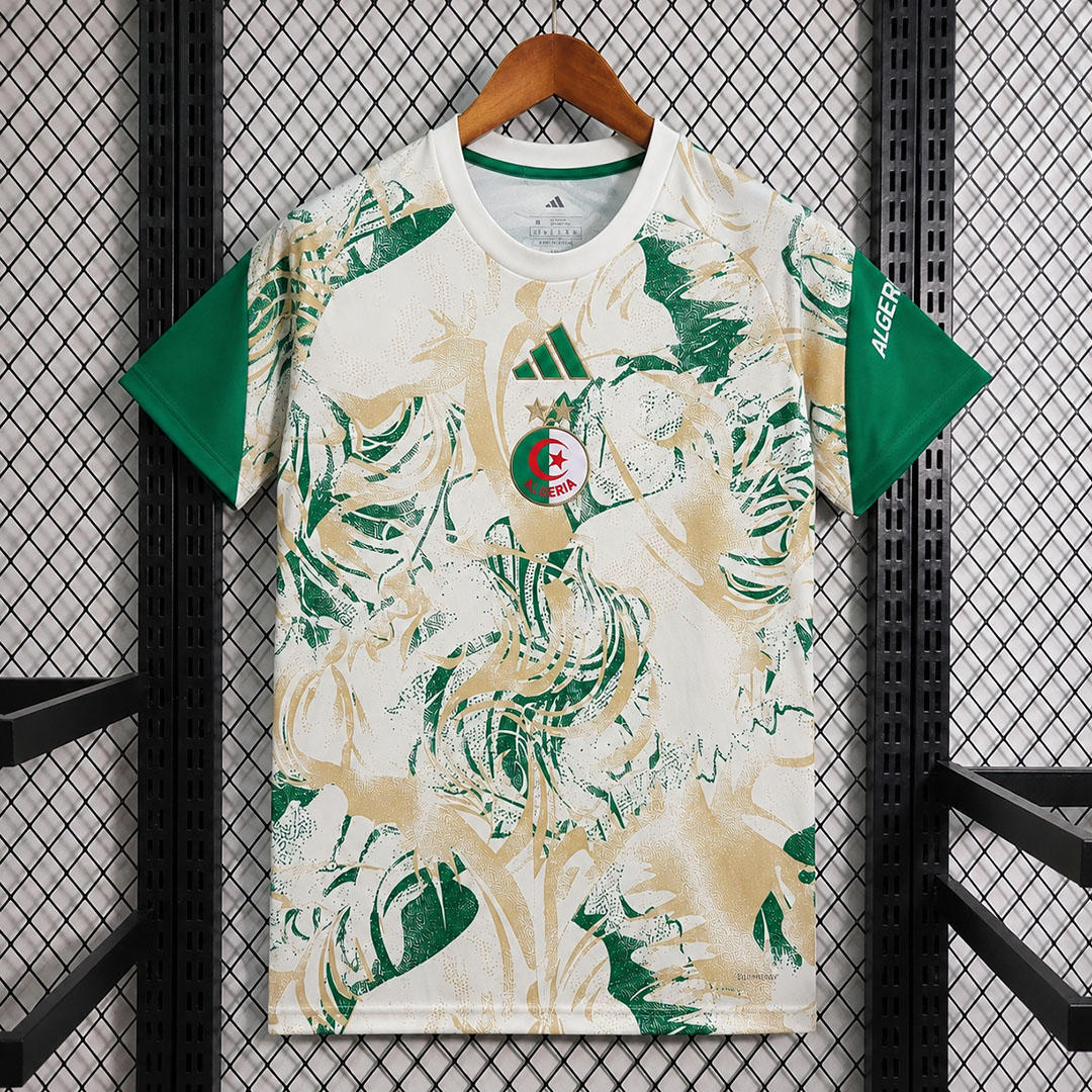 Camisa Seleção Argélia Pré-Jogo Versão Torcedor Copa Do Mundo 2026 Adidas