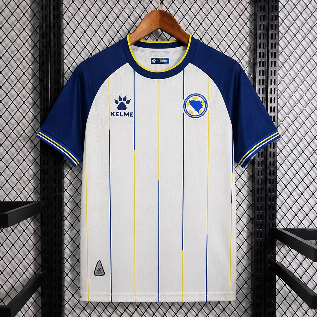 Camisa Seleção Bosnia e Herzegovina Away Versão Torcedor Copa Do Mundo 2026 Kelme