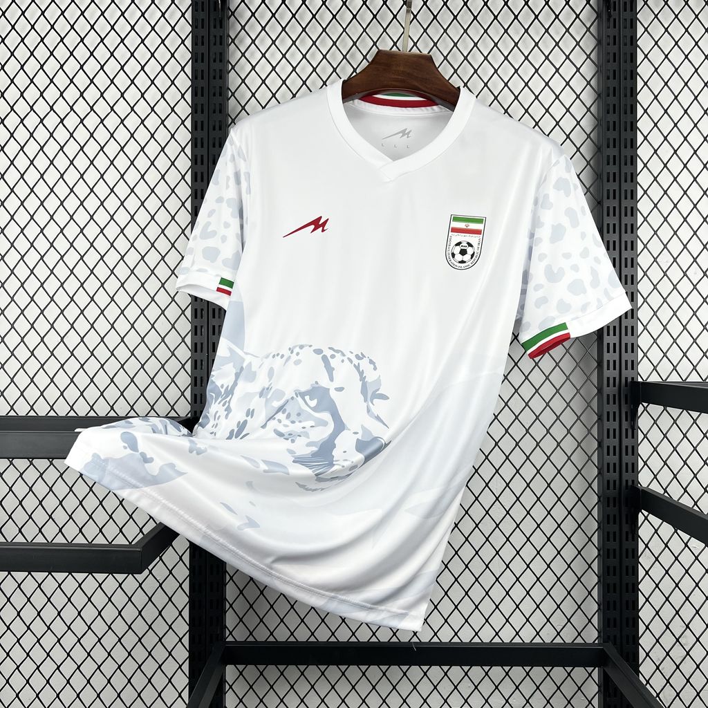 Camisa Seleção Iran Home Versão Torcedor Copa Do Mundo 2026 Branca