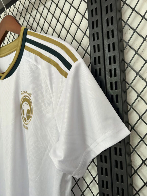 Camisa Seleção Arábia Saudita Away Versão Torcedor Copa Do Mundo 2026 Branca Adidas - Imagem 3