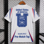 Camisa Seleção EUA Estados Unidos USA Pré-Jogo Versão Torcedor Copa Do Mundo 2026 Nike - Imagem 2