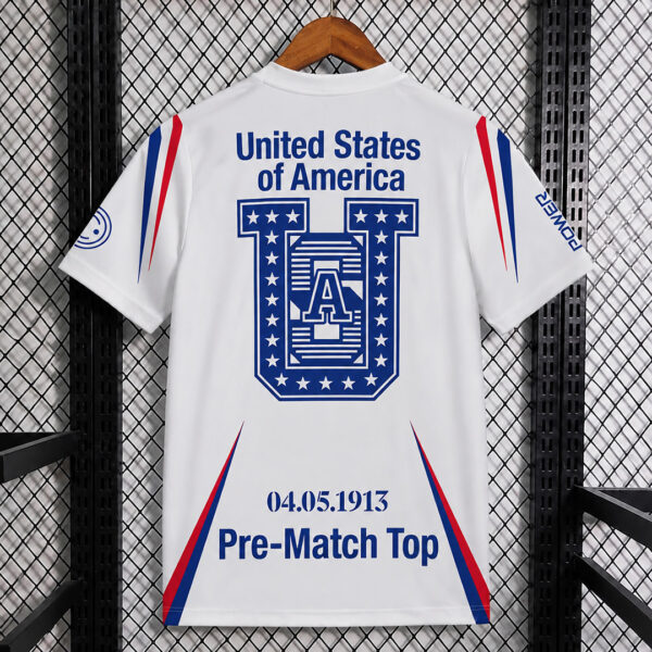 Camisa Seleção EUA Estados Unidos USA Pré-Jogo Versão Torcedor Copa Do Mundo 2026 Nike - Imagem 2