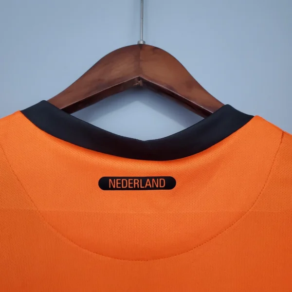 Camisa Retrô Clássica Seleção Holanda Home 2010 Laranja Nike - Imagem 3