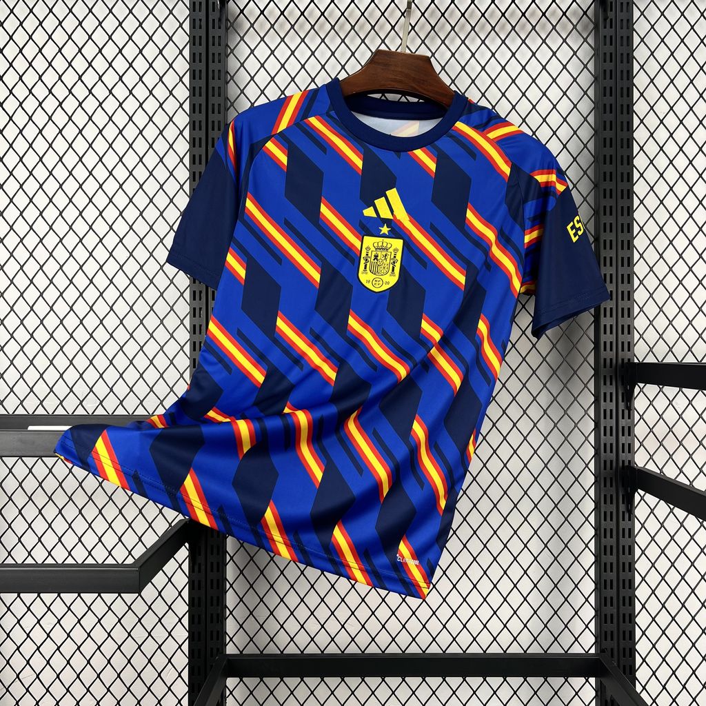 Camisa Seleção Espanha Pré-Jogo Versão Torcedor Copa Do Mundo 2026 Adidas