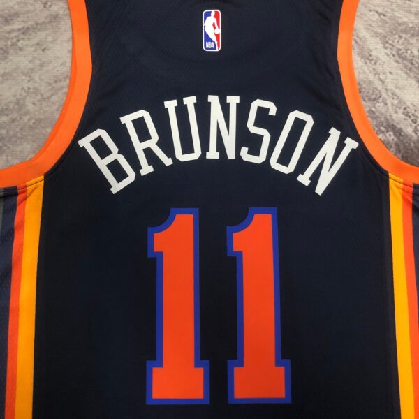 Camiseta Regata Basquete NBA Nova York Knicks Statemant Edition 2022/23 Jordan - Imagem 8