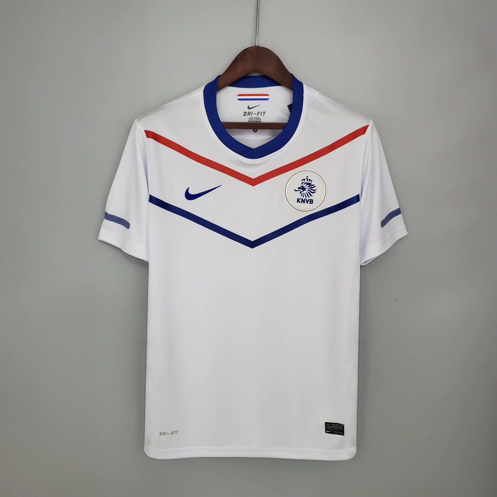 Camisa Retrô Clássica Seleção Holanda Away 2012 Branca Nike