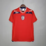 Camisa Retrô Clássica Seleção Inglaterra Away 2008 Vermelha Umbro