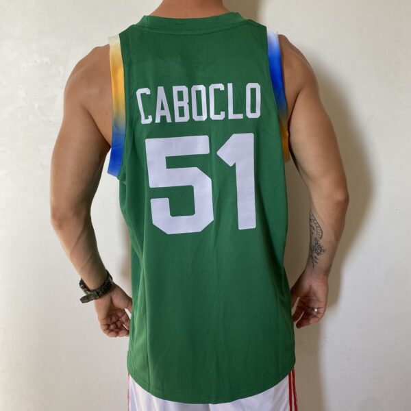 Camiseta Regata Basquete Brasil Olimpíadas Caboclo 51 2024 Paris Verde 2024-2025 Nike - Imagem 8