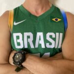Camiseta Regata Basquete Brasil Olimpíadas Caboclo 51 2024 Paris Verde 2024-2025 Nike - Imagem 2