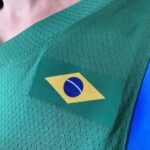 Camiseta Regata Basquete Brasil Olimpíadas Caboclo 51 2024 Paris Verde 2024-2025 Nike - Imagem 6