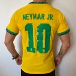 Camisa Brasil Seleção Brasileira Home Versão Jogador 2021 Amarela Nike - Imagem 2