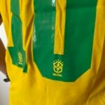 Camisa Brasil Seleção Brasileira Home Versão Jogador 2021 Amarela Nike - Imagem 3