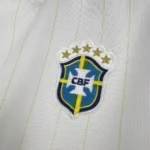Camisa Brasil Seleção Brasileira Terrace Icons Unissex 2026 Branca Adidas - Imagem 3