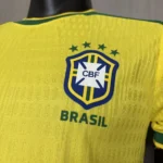 Camisa Retrô Brasil Seleção Brasileira Home Versão Jogador 1998 Concept Amarela Nike - Imagem 4