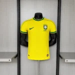 Camisa Retrô Brasil Seleção Brasileira Home Versão Jogador 1998 Concept Amarela Nike
