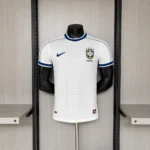 Camisa Retrô Brasil Seleção Brasileira Third Versão Jogador 1998 Concept Branca Nike