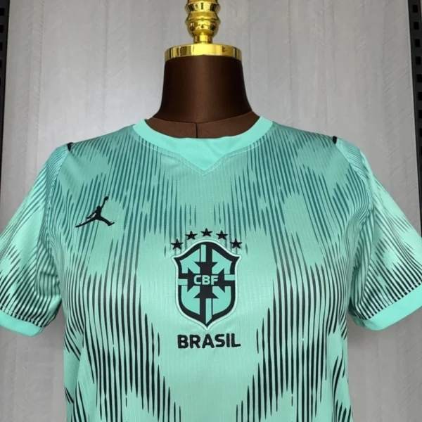 Camisa Brasil Seleção Brasileira Goleiro Feminina Copa do Mundo 2026 Verde Nike - Imagem 2