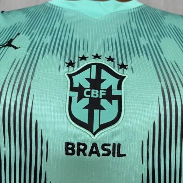 Camisa Brasil Seleção Brasileira Goleiro Feminina Copa do Mundo 2026 Verde Nike - Imagem 6