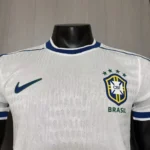 Camisa Retrô Brasil Seleção Brasileira Third Versão Jogador 1998 Concept Branca Nike - Imagem 2