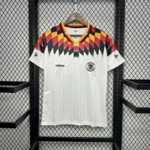 Camisa Retrô Clássica Seleção Alemanha Home 1994 Branca Adidas